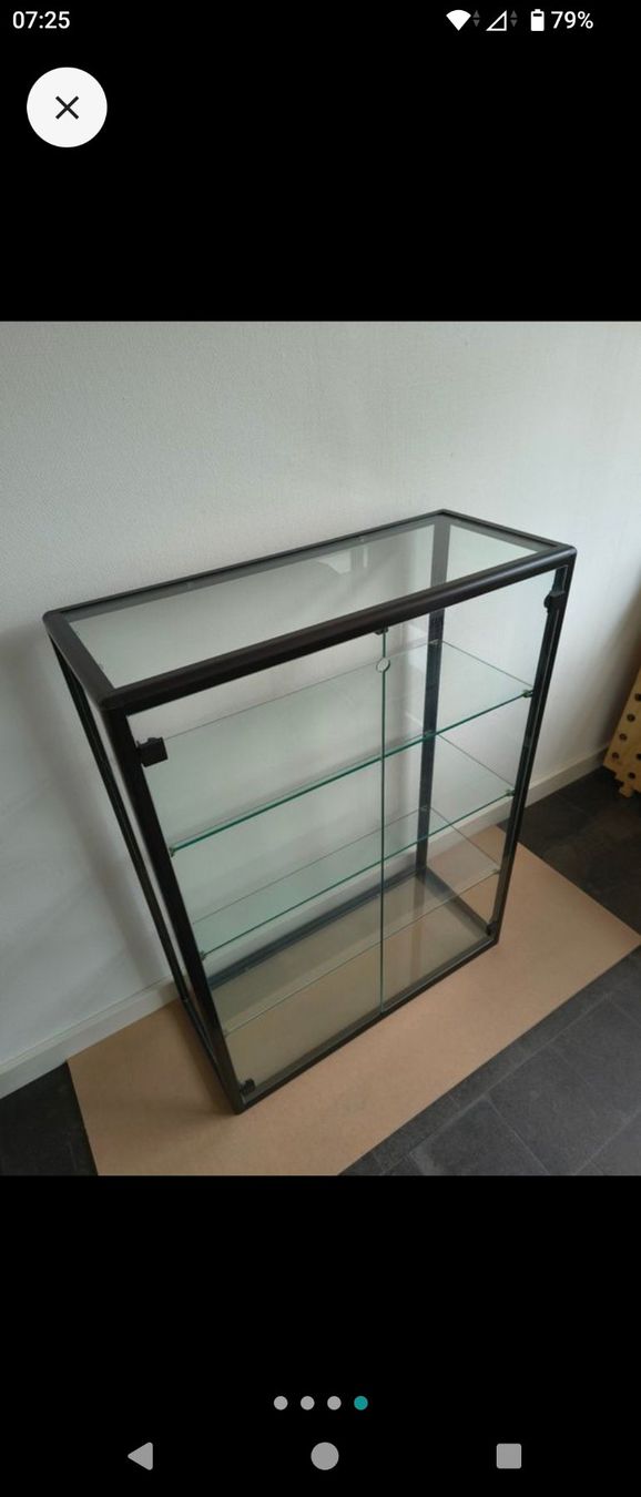 Étagères: Glas Regal Vitrine Schwarz – D'occasion à Freienstein par mar_p8mp 3