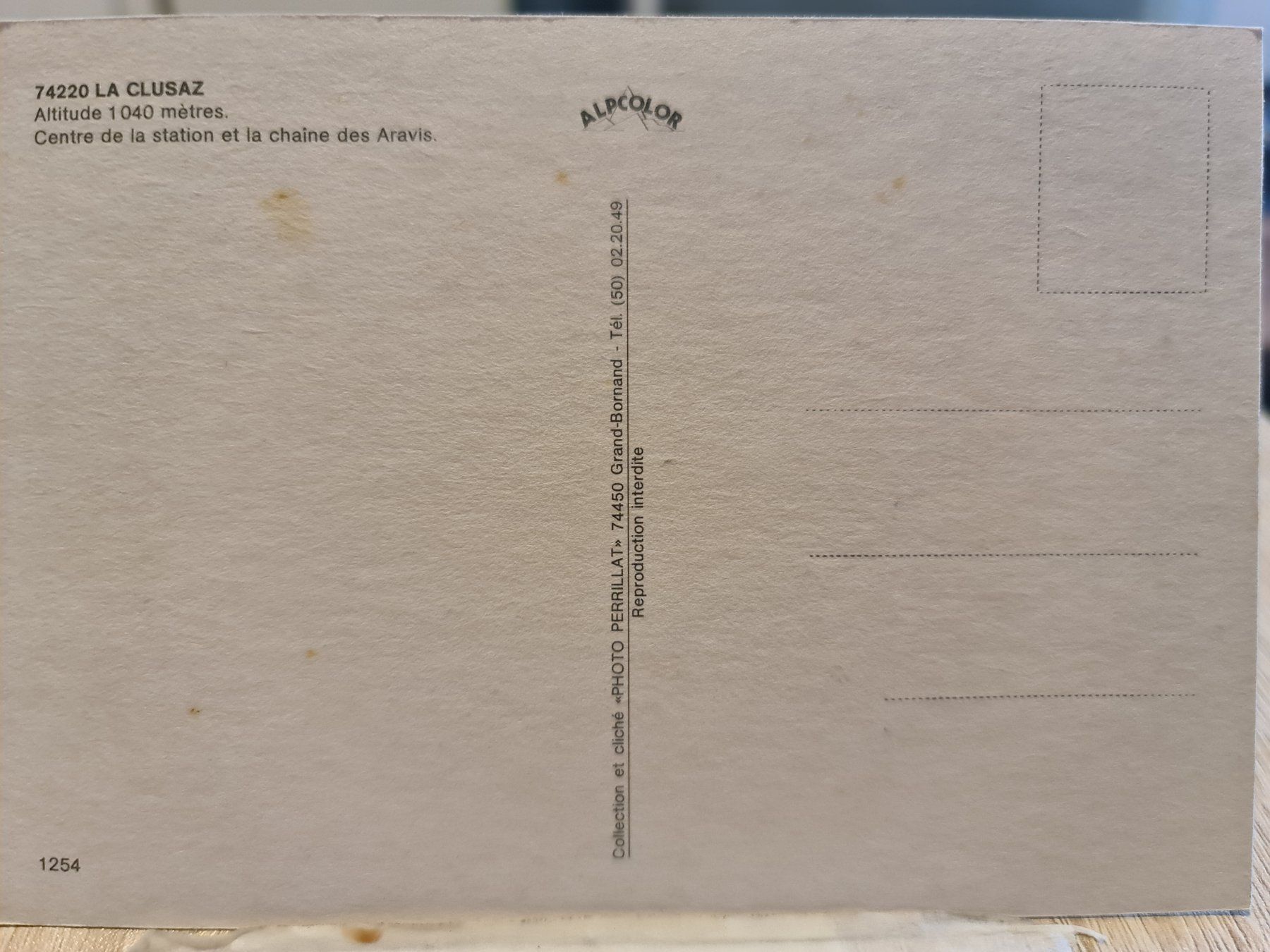 Cartoline postali: Postkarte La Clusaz – Usato da Dintikon venduto da Vexi 1