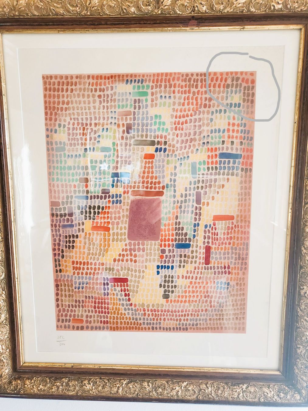 Grafica & Litografie: Paul Klee, Farb-Lithographie, nummeriert, gerahmt – Usato da Füllinsdorf venduto da havi4 2