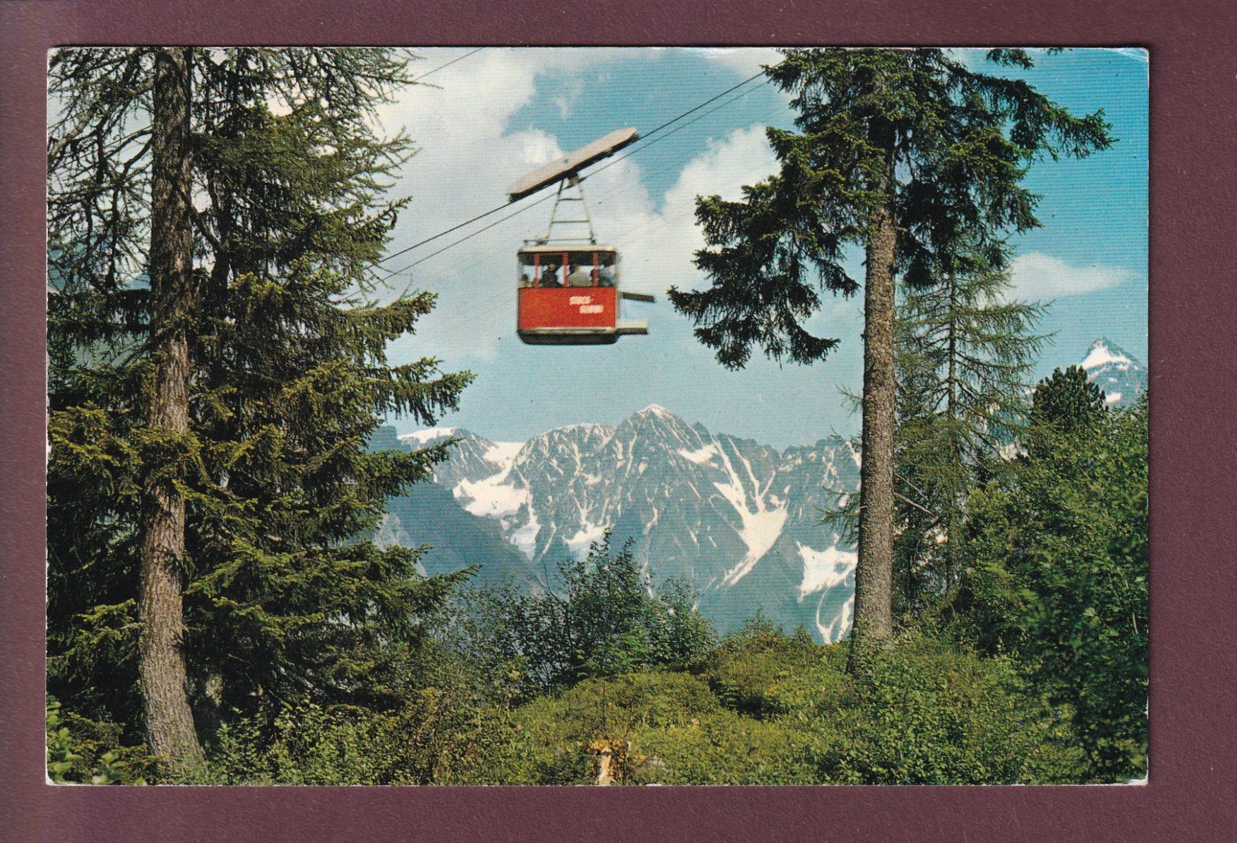 Cartoline postali: Luftseilbahn KANDERSTEG-STOCK - 1967 – Usato da Pully venduto da nicecards