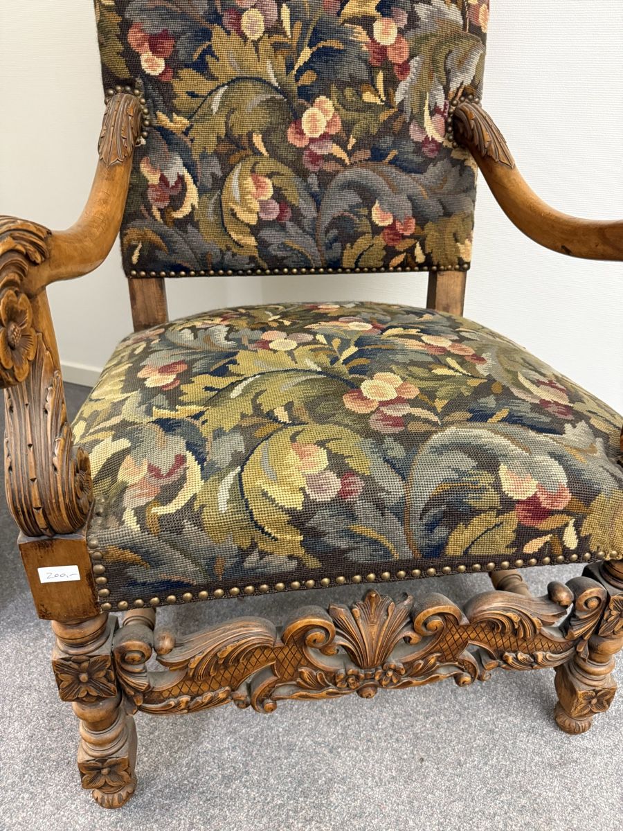 Sessel: Barocker Sessel / Stuhl mit einzigartigem Gobelin, Top! – Gebraucht aus Berlingen von Bodensee125 2
