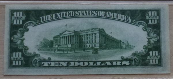 Banconote: USA ++ 2x 10.- US-Dollars 1934 Gelb – Usato da Walkringen venduto da Casablanca777 2