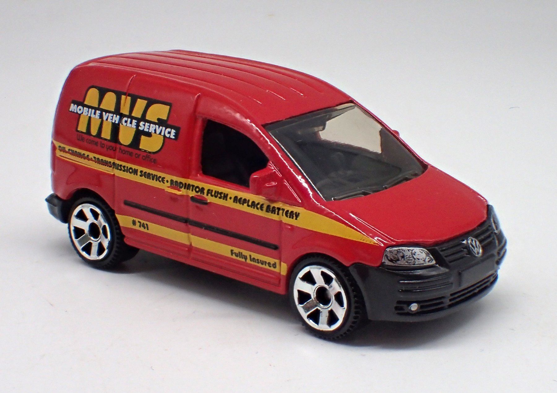 Matchbox Modellini d'auto: Matchbox VW Caddy Mobile Vehicle Service rot/rouge – Usato da Ostermundigen venduto da archeopteryx 3