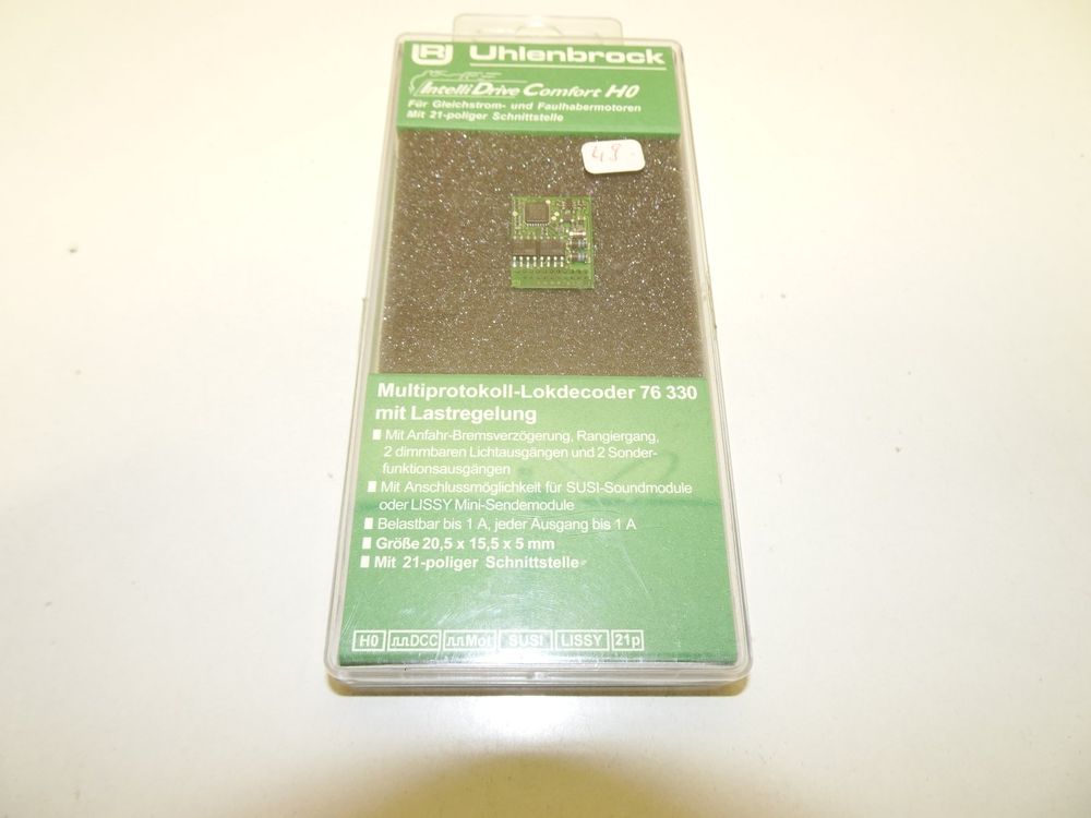 Uhlenbrock Multiprotokoll Lokdecoder Digital HO 76330 (Neu (gemäss ...