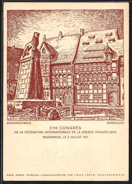 Cancelleria postale: Braunschweig, 3. Philiatelistischer Kong – Usato da Berlin venduto da bartko-reher