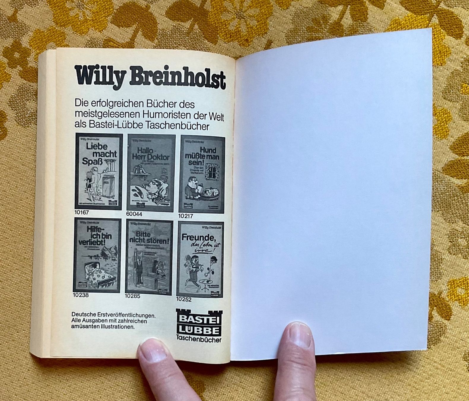 Libri: Taschenbuch Ein Mann bleibt ein Mann von 1991 – Usato da Endingen venduto da nathan05 8