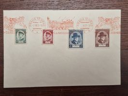Sonderbrief Tschechoslowakei 7. März 1935, roter Stempel