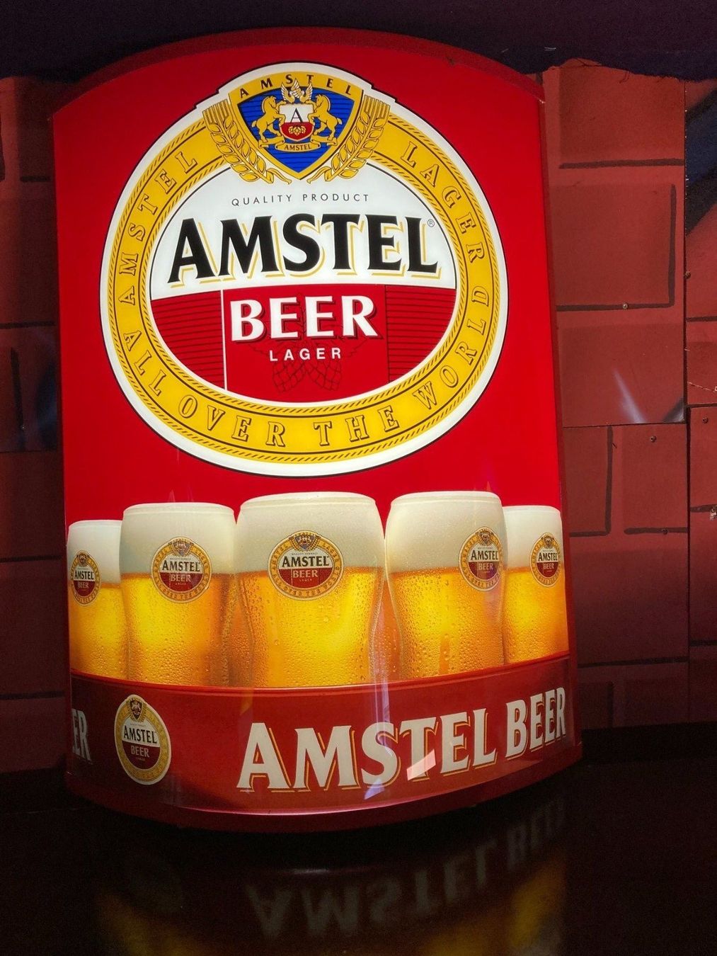 Aebi Schilder: Amstel Bier Leuchtreklame – Gebraucht aus Oberbüren von Gurki610