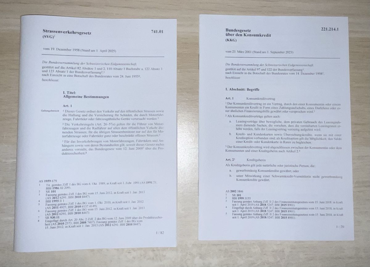 Libri: diverse Gesetze – Nuovo (secondo la descrizione) da Eschenbach SG venduto da someonecake 1