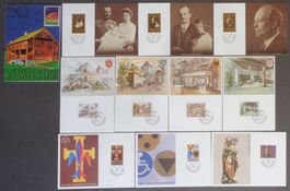 LIECHTENSTEIN: Des cartes maximum des années 1978 et 1981