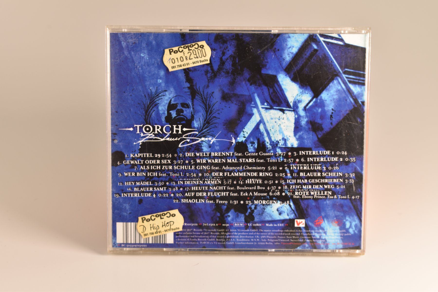 CDs: Torch - Blauer Samt (CD Album, Deutschrap) – Gebraucht aus Azmoos von greenstone13 1