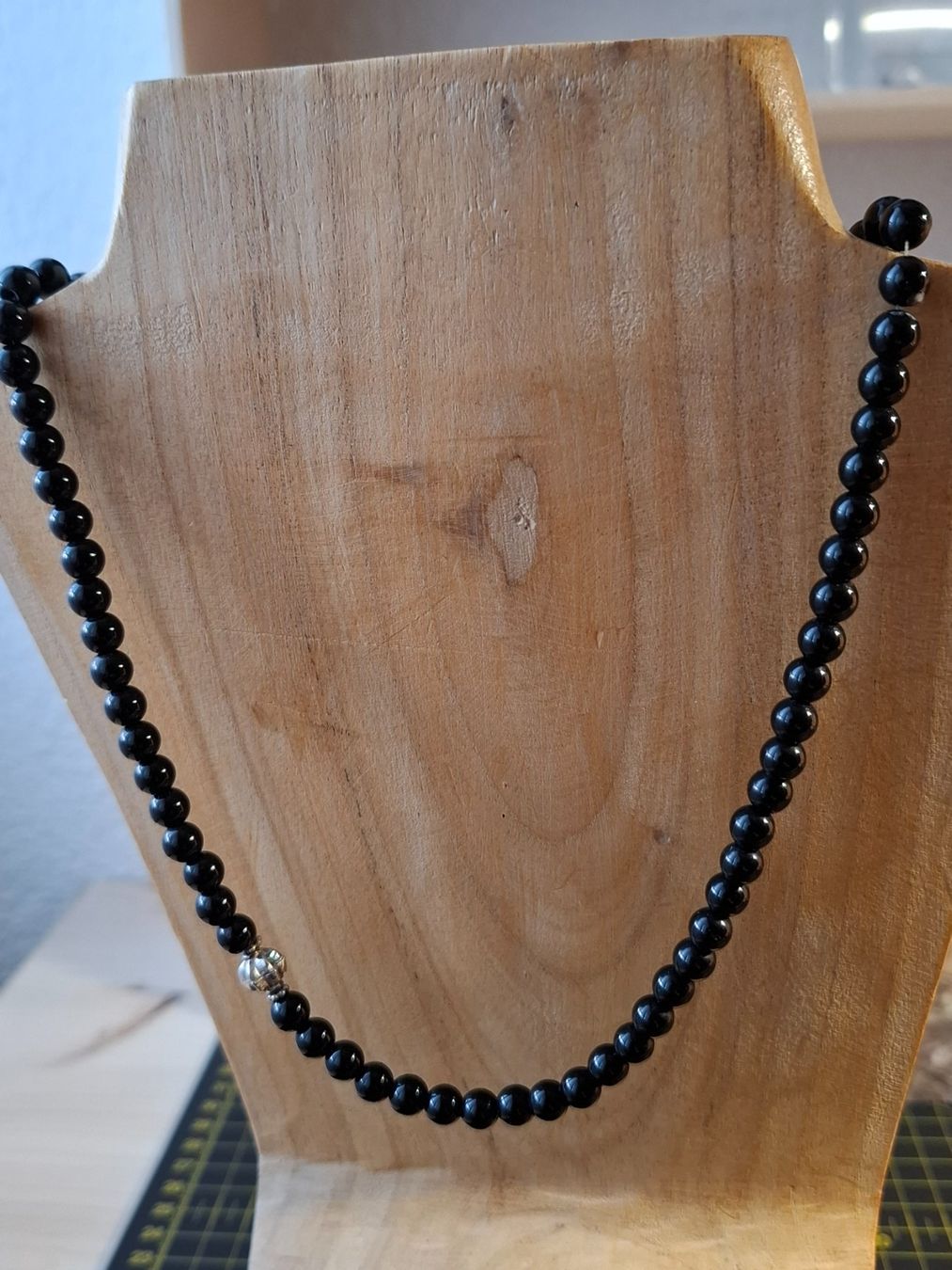Catenine: Kette mit schwarzen Steinen S 925 – Usato da Zwieselberg venduto da Halifaxmendusli 3
