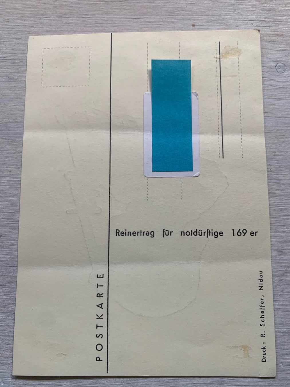 Cartoline postali: Ansichtskarte Stab Territorial Bat 169 – Usato da Bern venduto da estalin 1