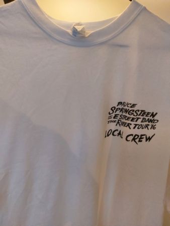 2016 Bruce Springstein Konzert Züri Backstage Crew T-Shirt