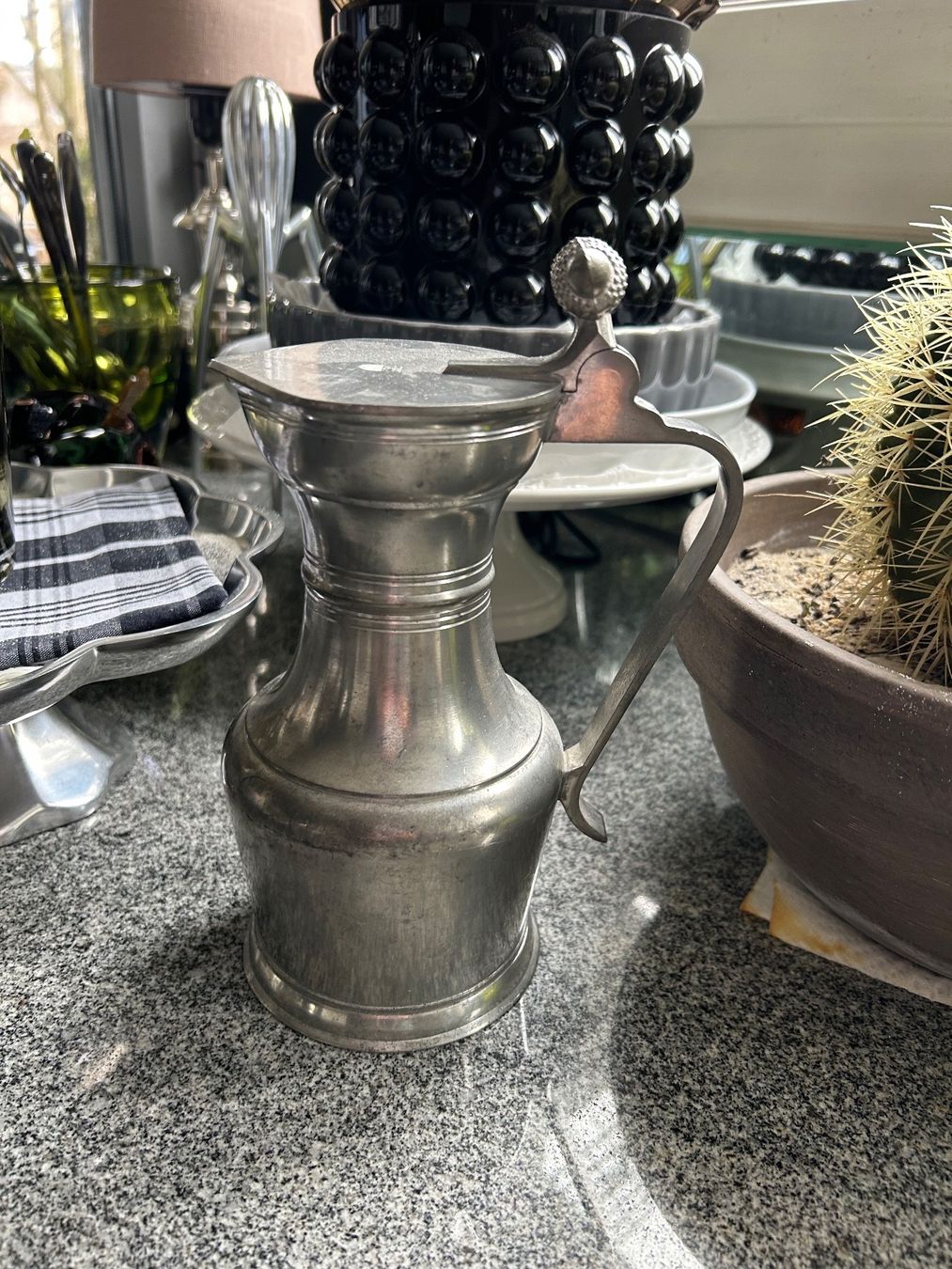 Caraffe: Zinnkrug mit Deckel – Usato da Zürich venduto da Nick345