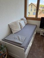 IKEA BRIMNES Tagesbett ausziehbar inkl. 2 Matratzen