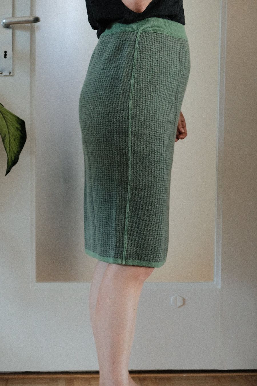 Röcke: Strickrock Damen Grösse M grün gemustert – Gebraucht aus Winterthur von nat_x9qc 3