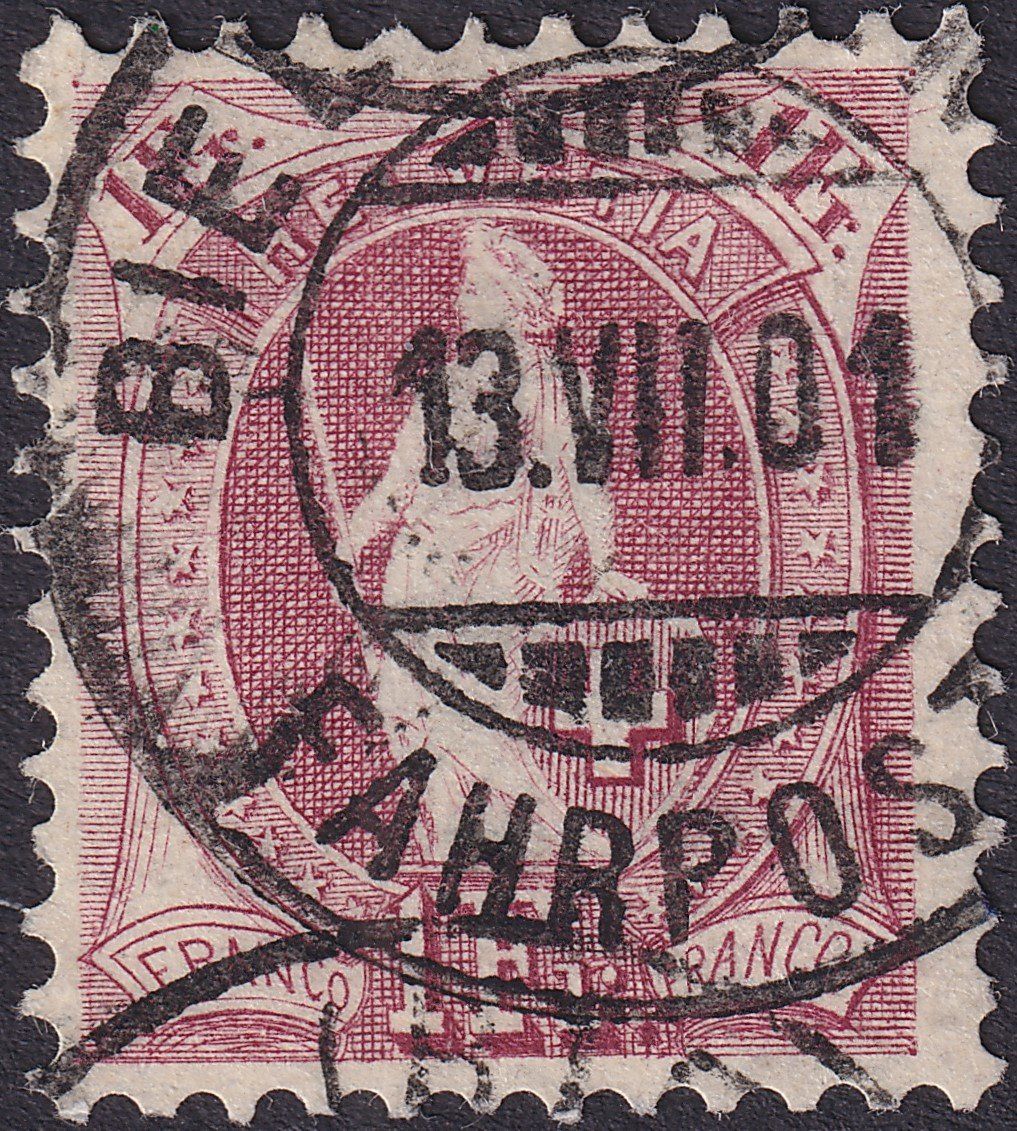 Tutti i francobolli: 1900, 71E: BIEL/BIENNE. 13.JULI, einwandfrei, Kat: 460.-+ – Usato da Sursee venduto da Luzernerraute