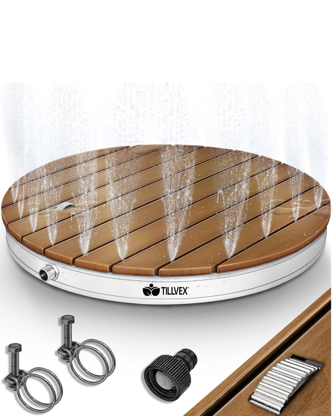 Docce: Bodendusche rund Holzoptik bis 4m Wasserhöhe – Nuovo (secondo la descrizione) da Dürrenäsch venduto da Fonsi_12 6