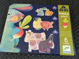 Djeco Puzzle Dandelion & Friends 6 Giant Puzzles 3+