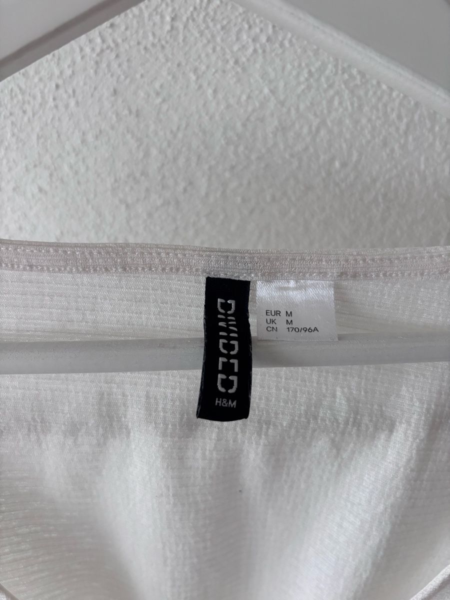 H&M Camicette: Sommer Bluse von H&M, Gr. M, weiss – Usato da Zürich venduto da CaKoch17 2