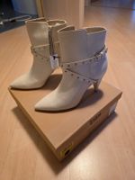 Bottines Zign en cuir crème, taille 38, neuves..