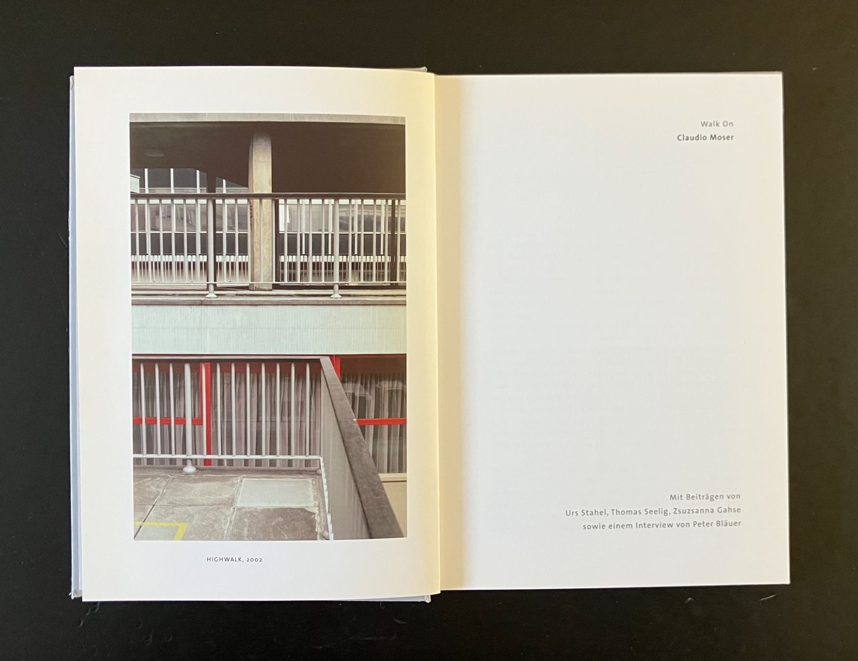 Libri: claudio moser ... walk on ... fotomuseum winterthur – Usato da Allschwil venduto da rotocker 3