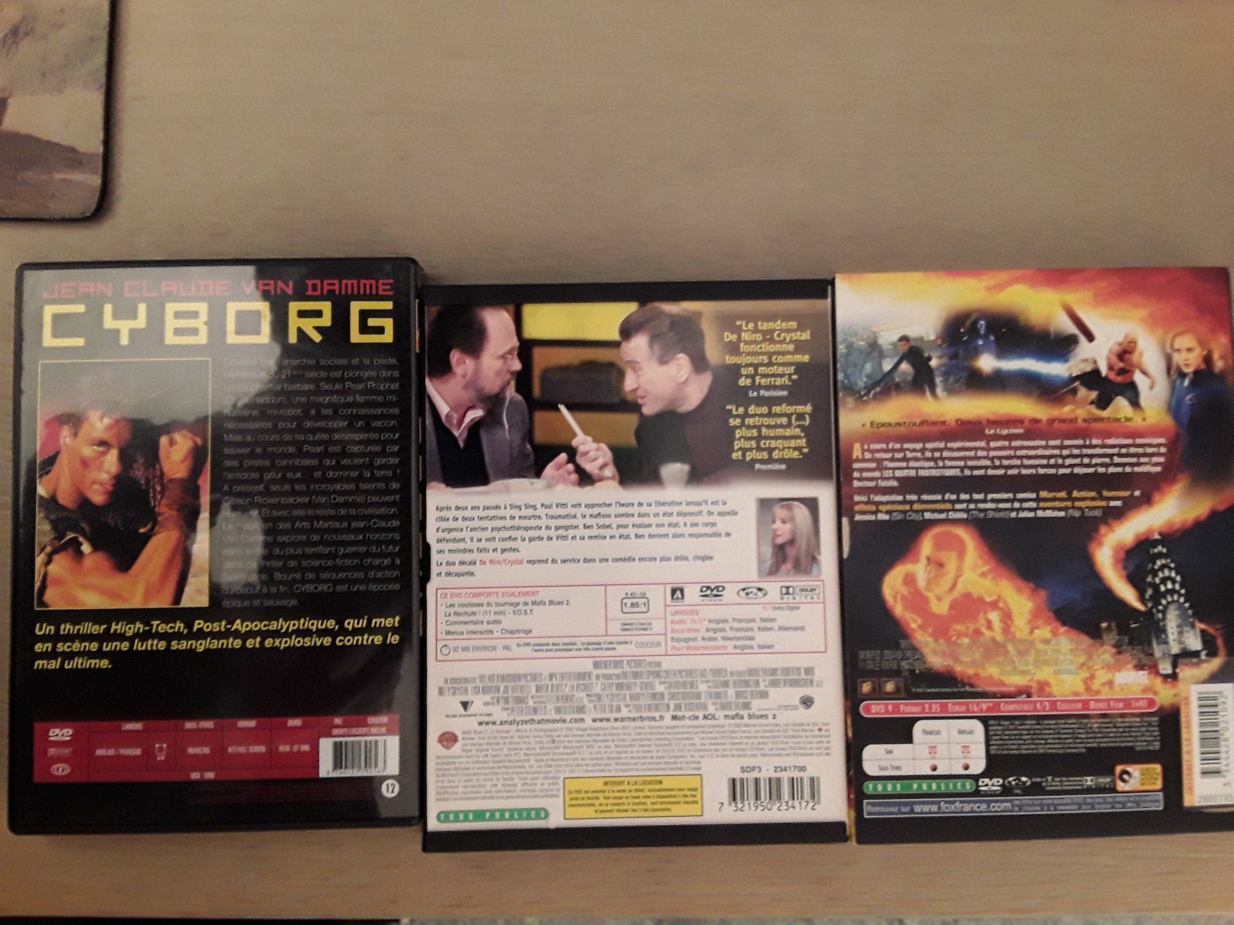 Alle DVDs: 3 DVD Les 4 Fabtastiques Cyborg mafia – Gebraucht aus Bazenheid von derdelorean01
