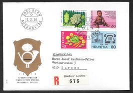 R-FDC Serie 572-575 Sonderpostmarken ET 12.2.1976