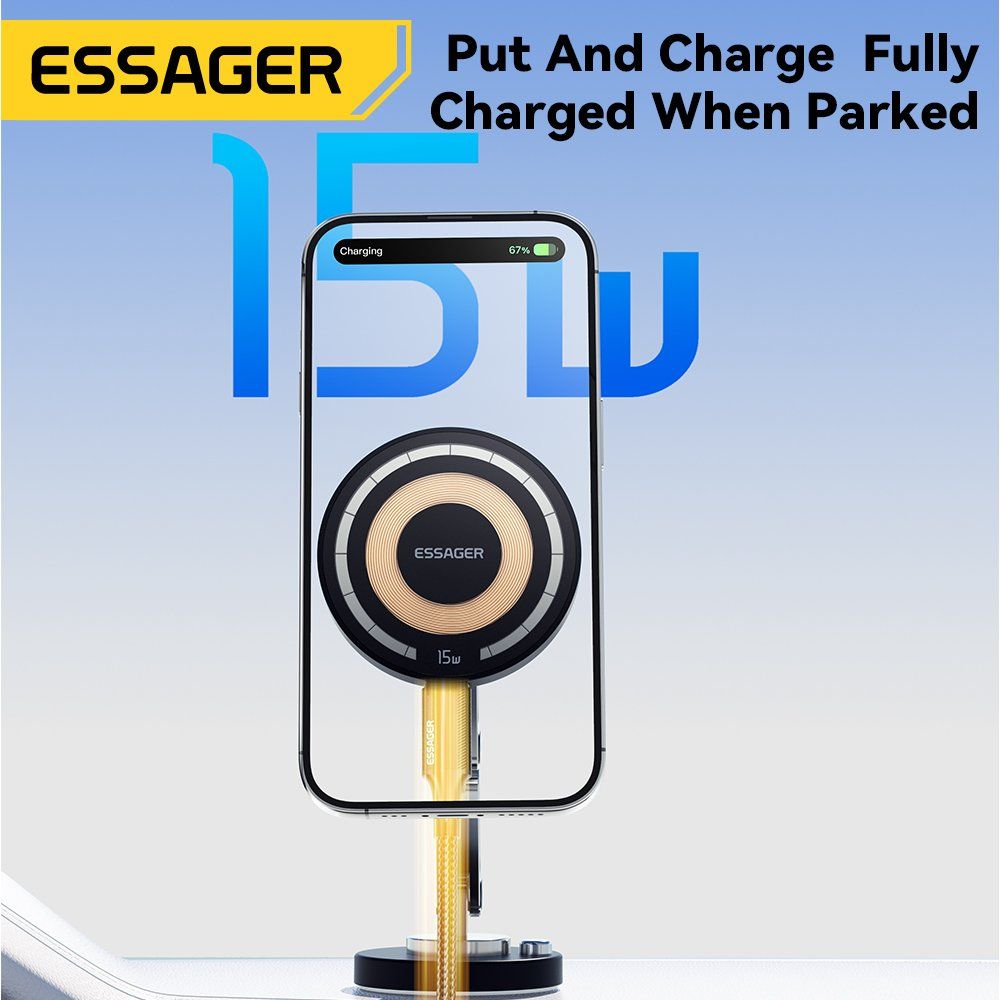 Samsung Ladegeräte: Magnetische Autohalterung 15W Wireless Charger – Neu und originalverpackt aus Unterägeri von RmOnline 2