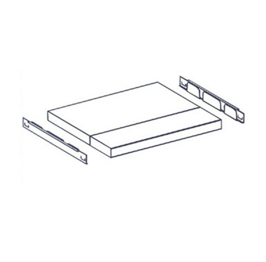 Errex Regale: 2x Tablars komplett, glatt ERREX 400x1000 mm – Gebraucht aus Zürich von luthilitaire 1