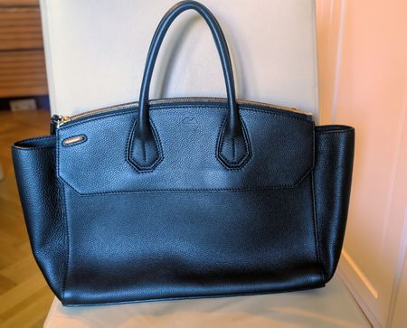 Handtasche Bally schwarz Leder mit Schulterriemen