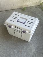 Transport Box Cat Carrier Plastic White Good Condition