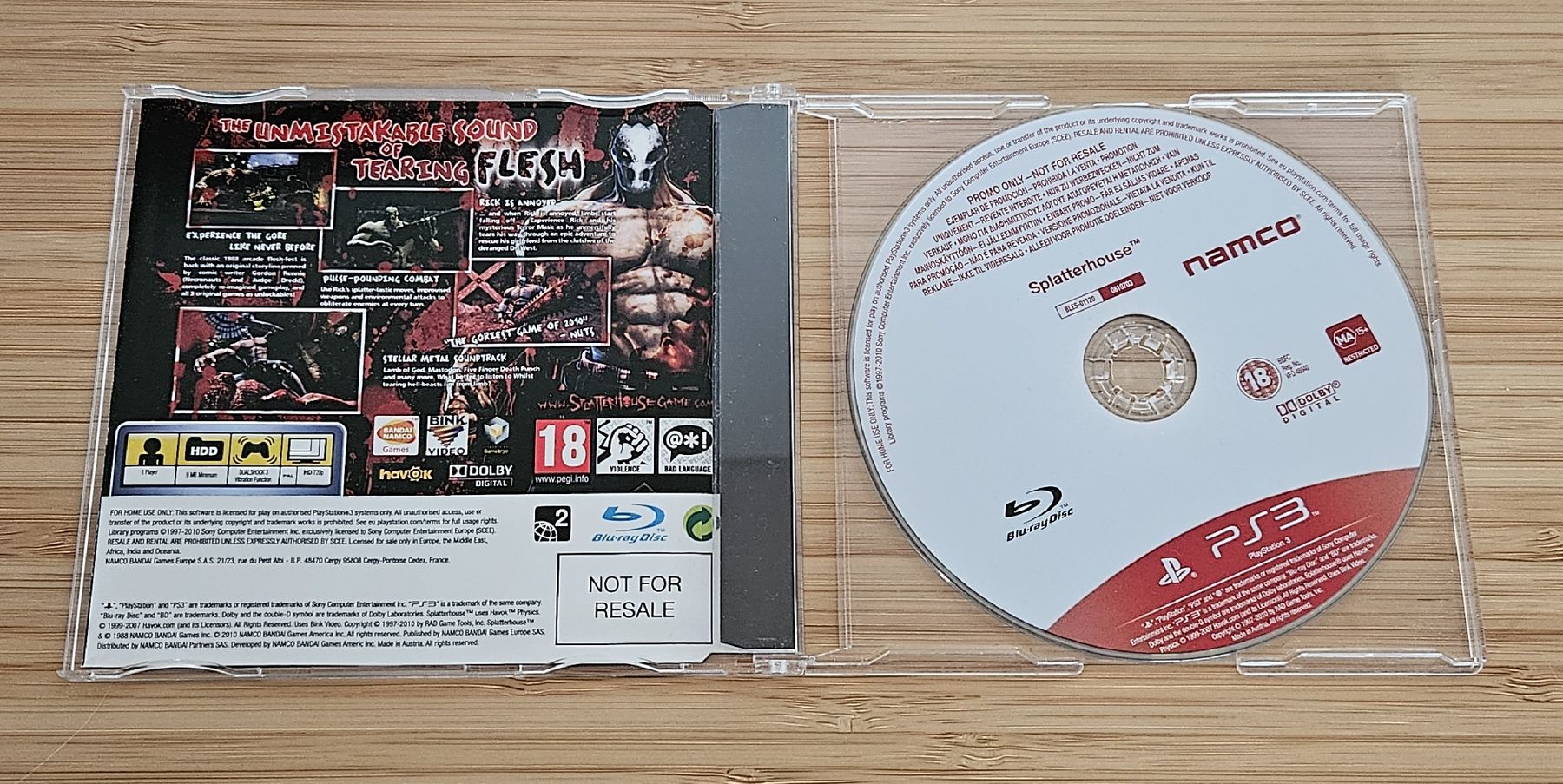 Sony Giochi: SplatterHouse - PS3 - Version PROMO - Rare – Usato da Delémont venduto da Max-VideoGames 1