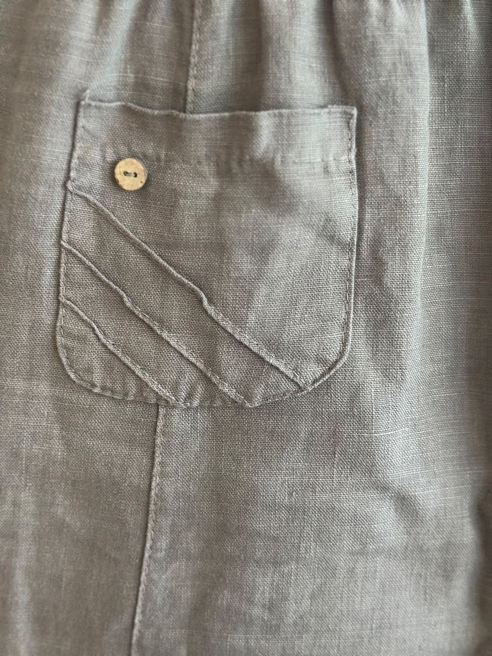 Gonne: Leinen Rock taupe S – Usato da Rothenburg venduto da wer_g9fd 3