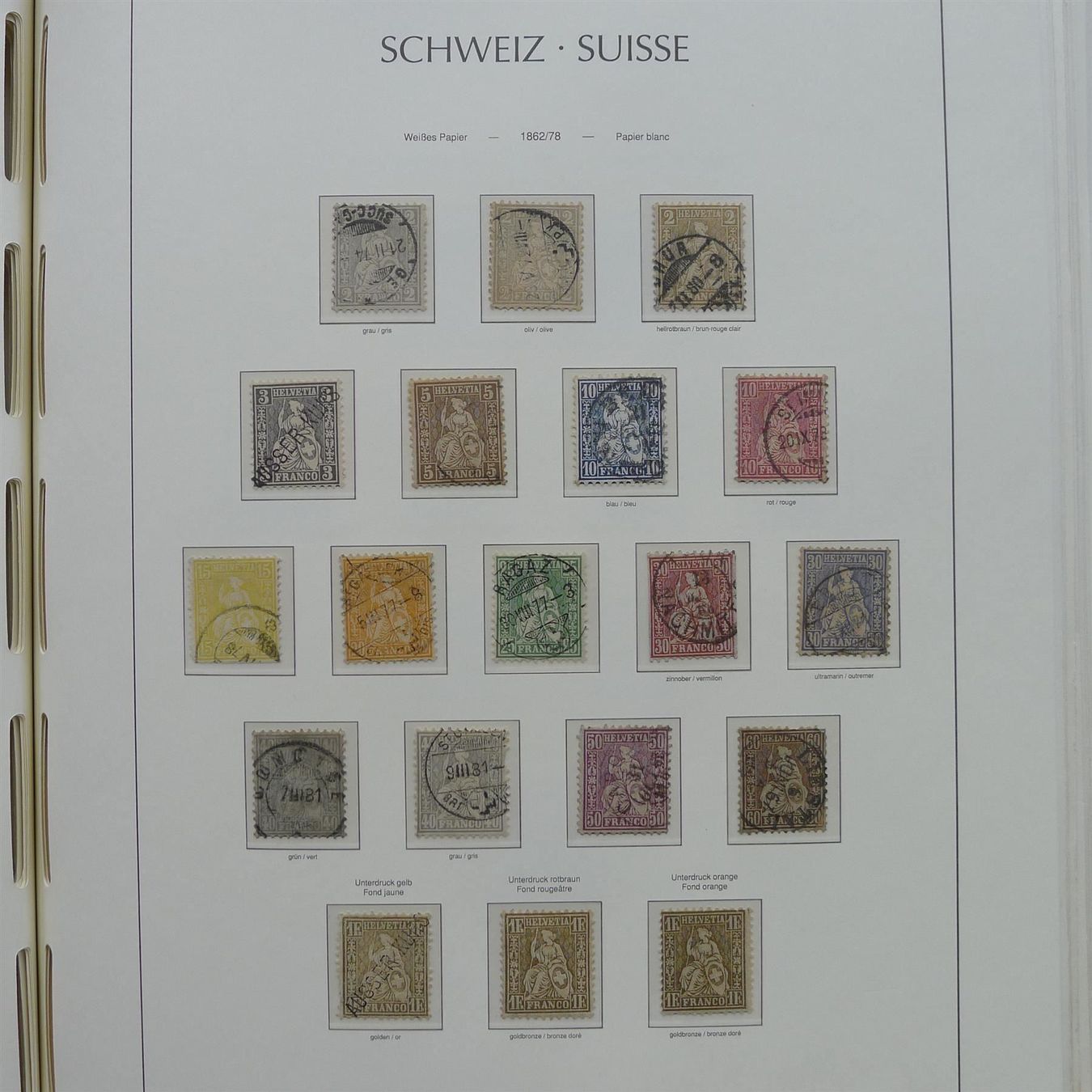 Tutti i francobolli: 1850-2000, starker Nachlass ab Rayon ! – Usato da Sursee venduto da Luzernerraute 8