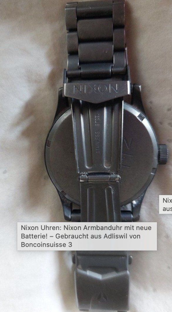 Nixon Orologi: Nixon Uhr / Montre – Usato da Adliswil venduto da Boncoinsuisse 3