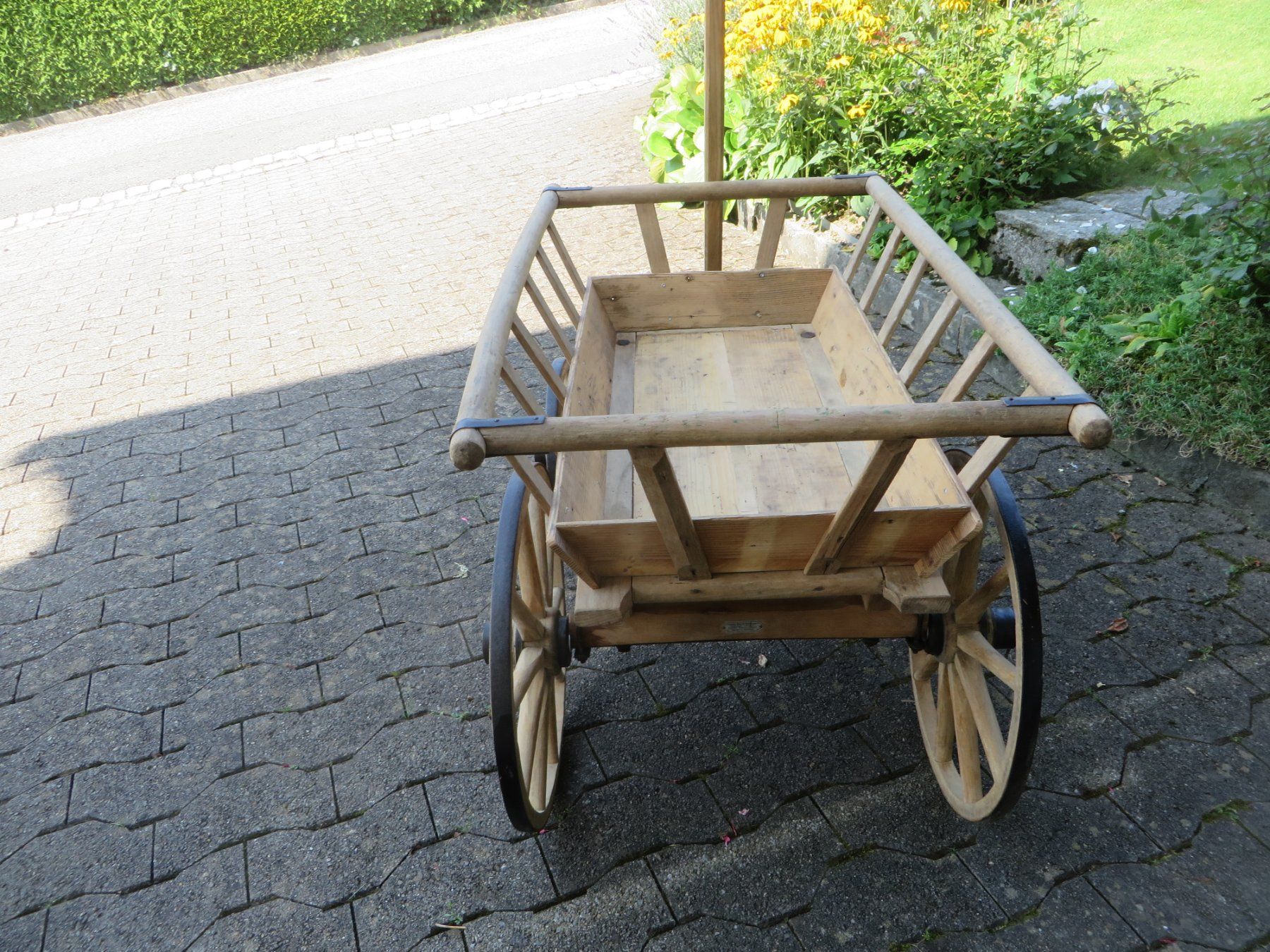 Carrelli di trasporto: Nr. 6 Orginal restauriertes Leiterwägeli / Leiterwagen – Usato da Ermenswil venduto da lodero 2