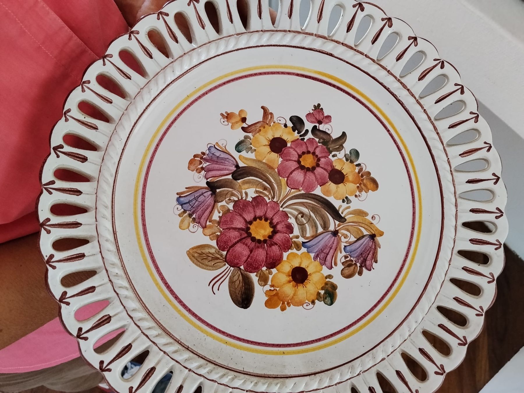 Piatti: Vintage Gollhammer Teller Handgemalt Durchbruch – Nuovo (secondo la descrizione) da Rudolfstetten venduto da rakemon