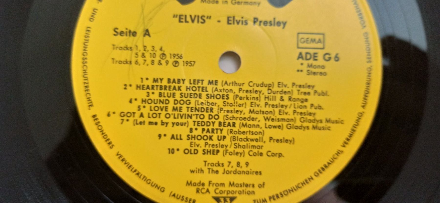 Dischi in vinile: Elvis Presley Schallplatte – Usato da Meggen venduto da Malecifent