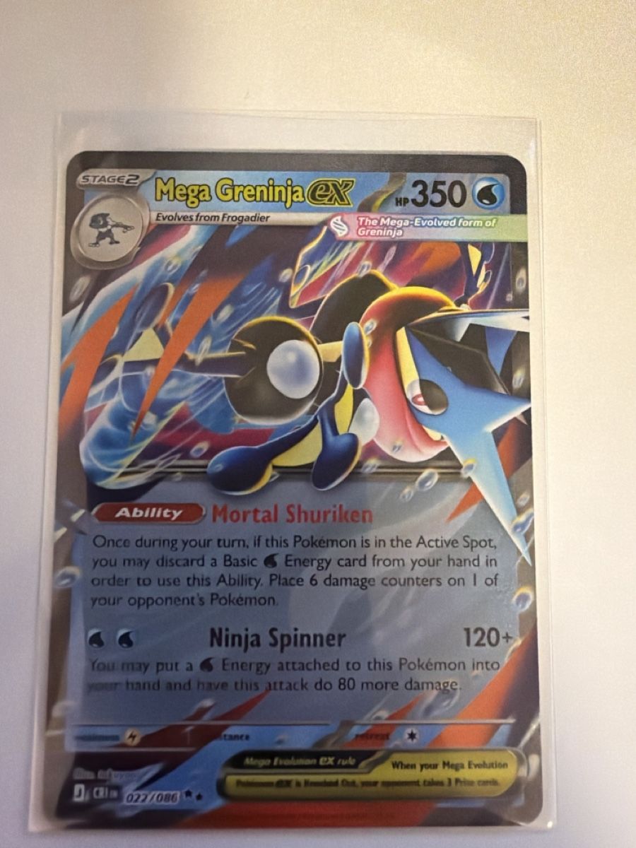 Pokémon Carte collezionabili: Pokemon Mega Greninja ex – Nuovo (secondo la descrizione) da Winterthur venduto da stipooo97