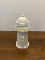 Blinkender kleiner Deko Leuchtturm Maritime