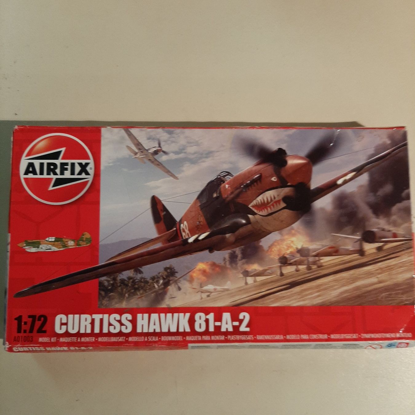 Airfix Kit di modellismo & Modellini statici: 1453 ... Curtis Hawk 81-A-2 ... Airfix 01003 ... NEU – Nuovo e nell'imballaggio originale da Bonstetten venduto da Benibanny59