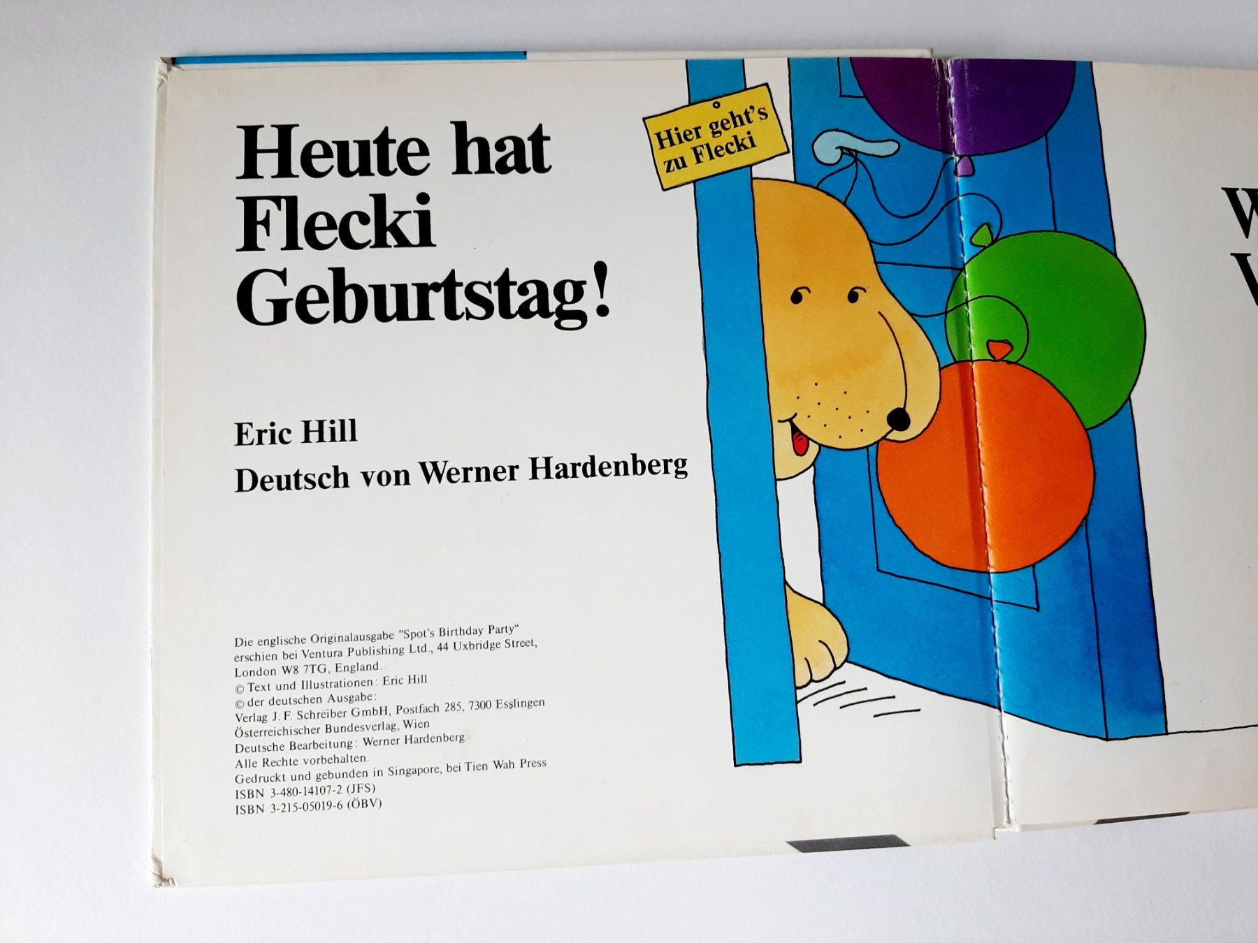 Libri: Flecki hat Geburtstag von Eric Hill – Usato da Flaach venduto da maj_w_ 1