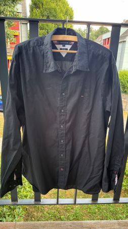 Tommy Hilfiger Hemd – Schwarz – Grösse XXXL – Regular Fit