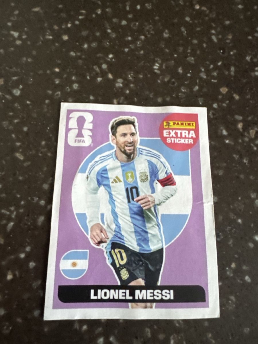 Panini Carte collezionabili: Lonel Messi Extrasticker Pink 2026 – Usato da Solothurn venduto da Sapeters