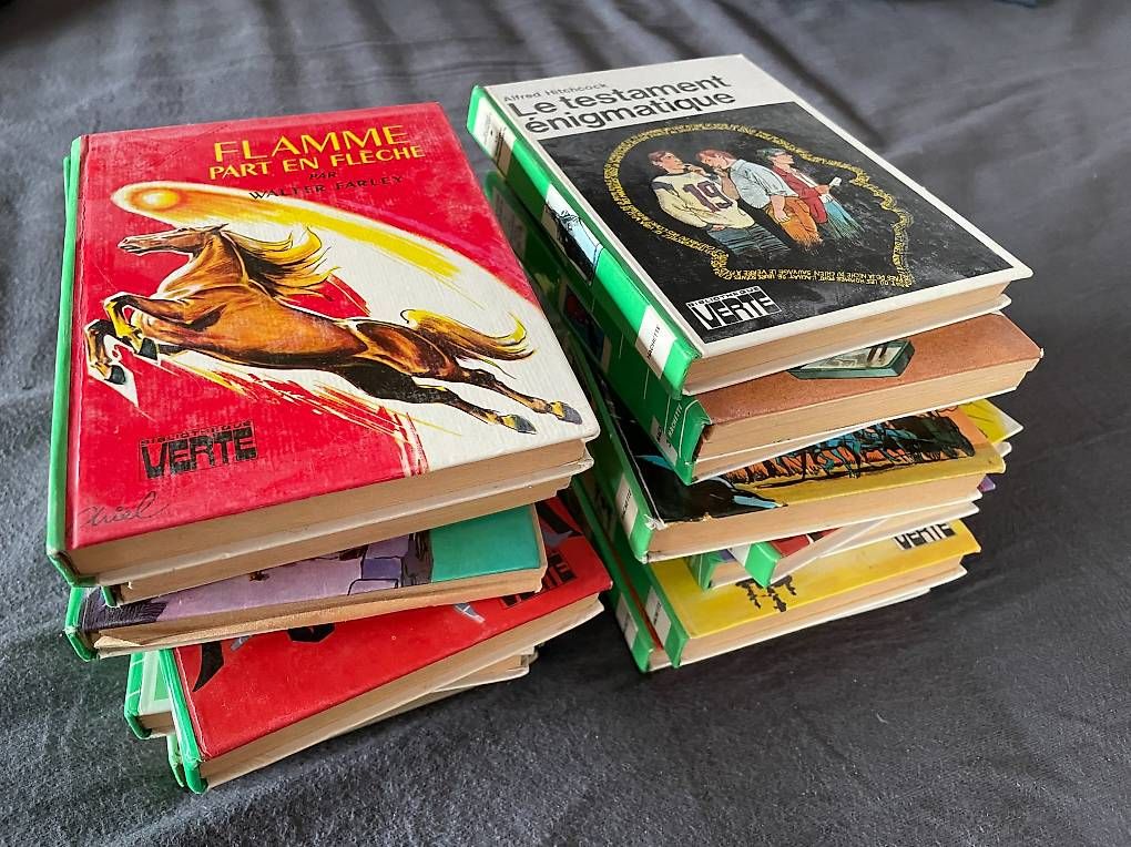Libri: Bibliothèque verte - 16 livres – Usato da Yvonand venduto da Musicman5