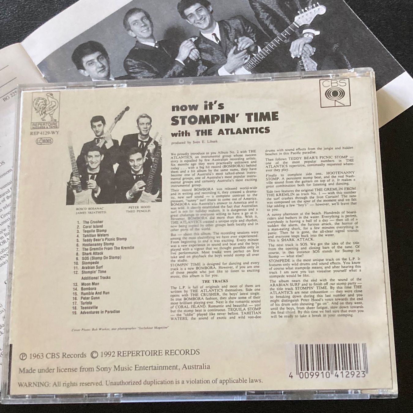 CD: The Atlantics - Now It's Stompin' Time | Surf Rock – Usato da Bern venduto da Ntsamina 1