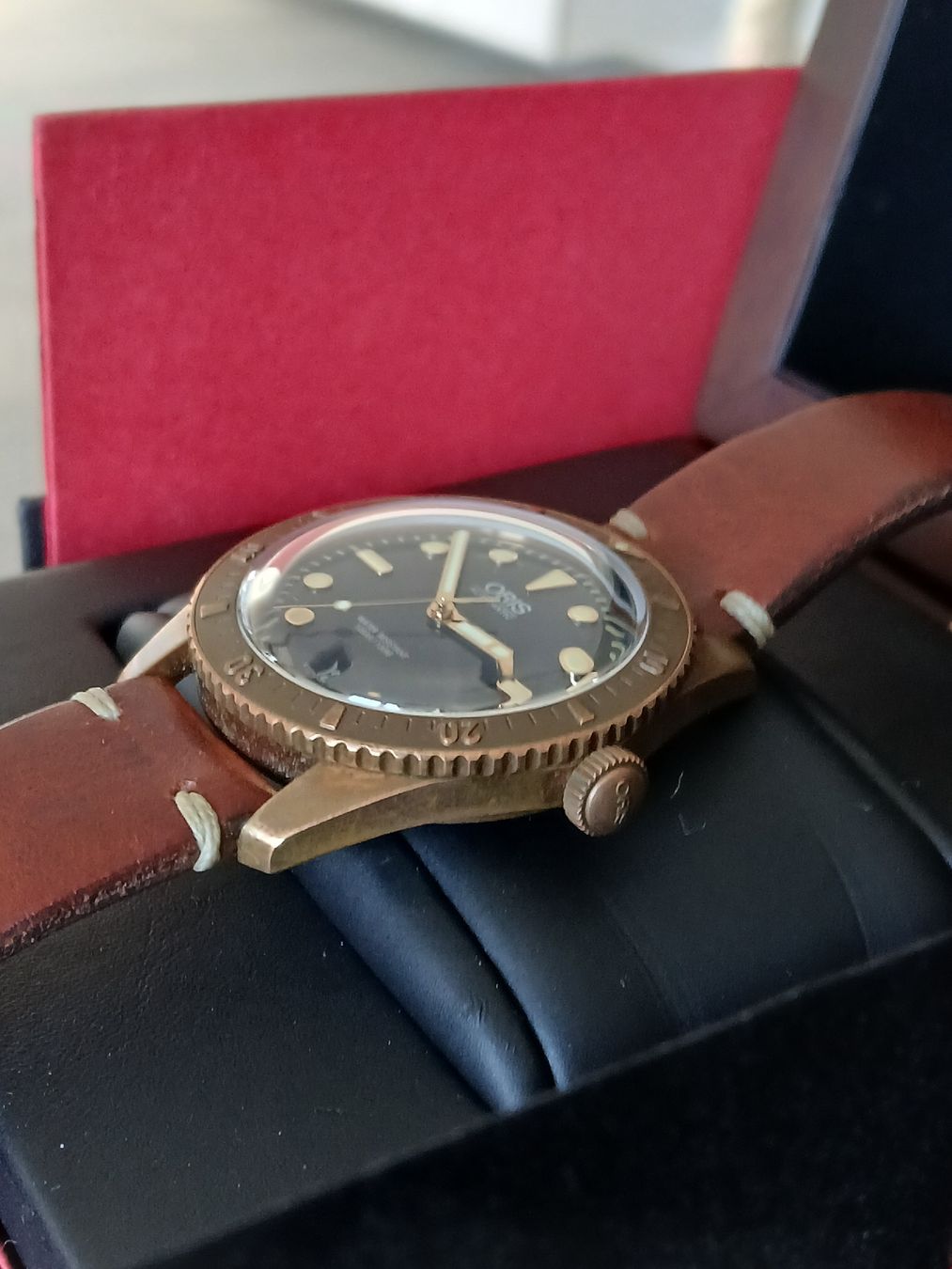 Oris Orologi: Montre Oris Carl Brashear Bronze Limited Edition – Usato da Collombey venduto da JF.watch 2