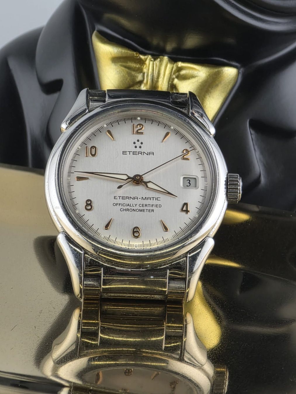 Eterna Orologi: Eterna-Matic Chronometer Herrenuhr – Usato da Basel venduto da Vip24